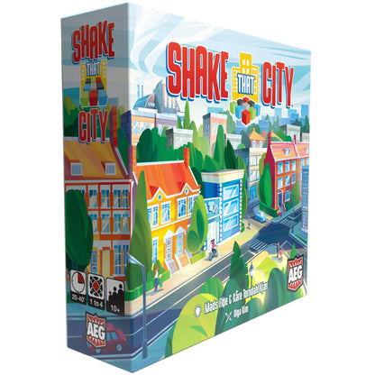 Shake That City Strategy Board Game - Urban Planning Dexterity Challenge