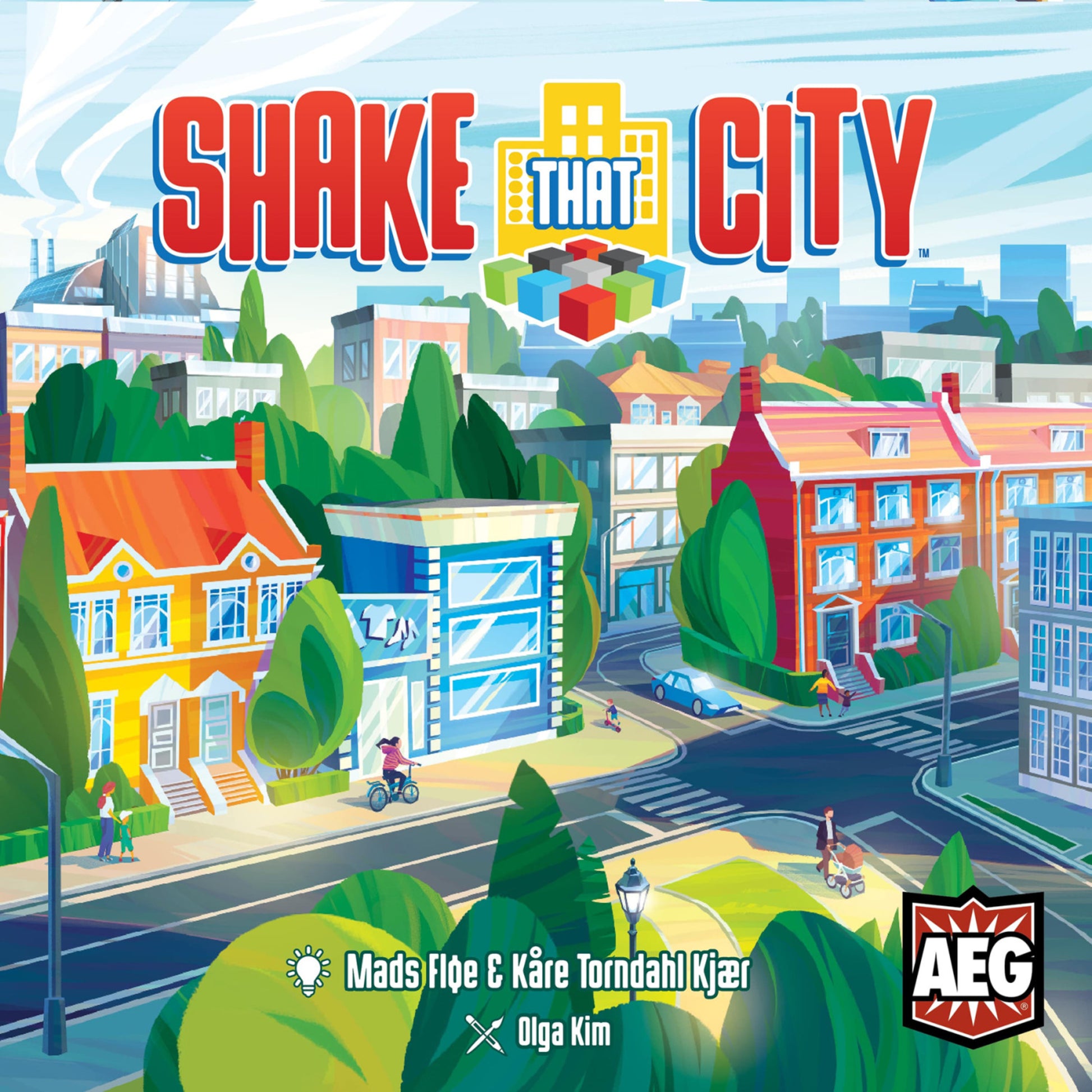 Shake That City Strategy Board Game - Urban Planning Dexterity Challenge
