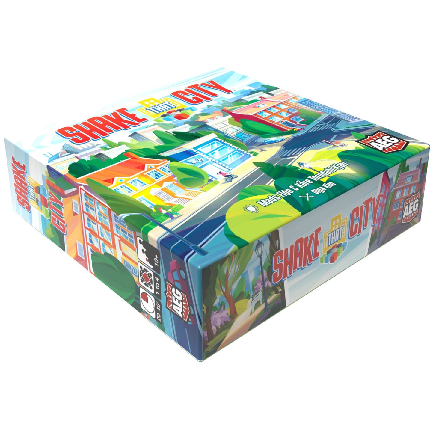 Shake That City Strategy Board Game - Urban Planning Dexterity Challenge