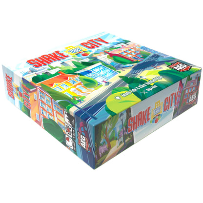Shake That City Strategy Board Game - Urban Planning Dexterity Challenge