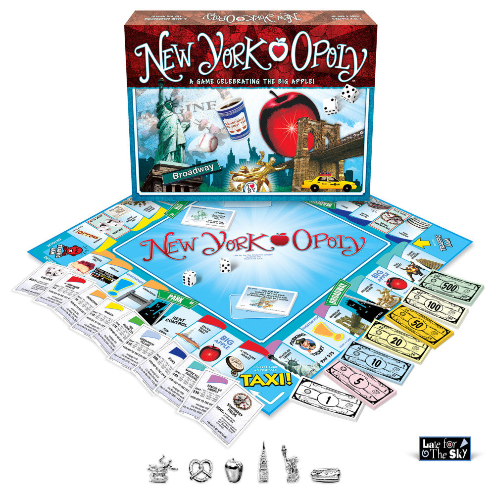 Late for the Sky New York-opoly Board Game