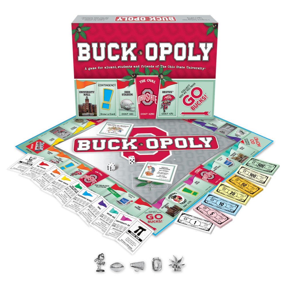 Ohio State Buck-Opoly Monopoly-Style Board Game