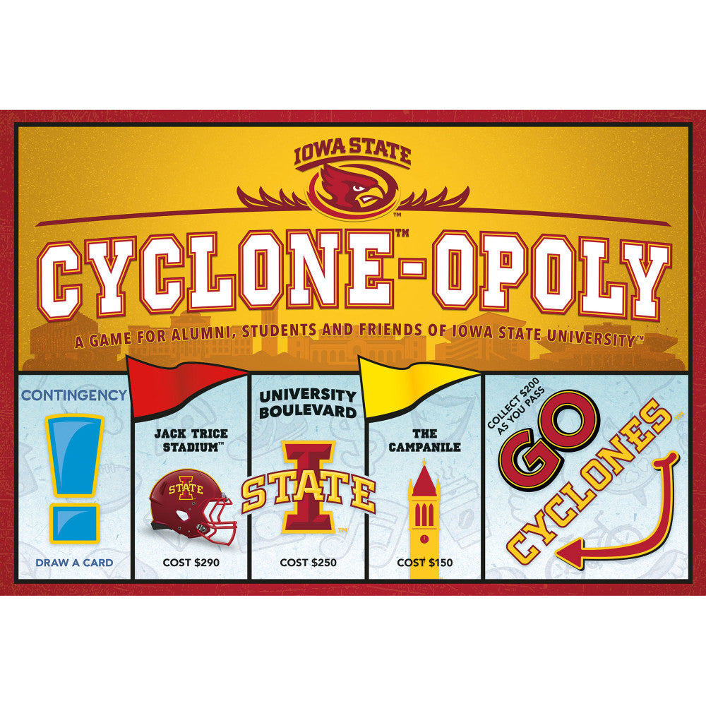 Iowa State Cyclone-Opoly Board Game - Fun Family Game Night