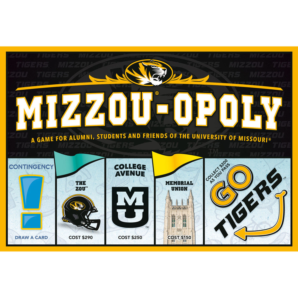 Mizzou-Opoly University of Missouri Board Game, Ages 8+
