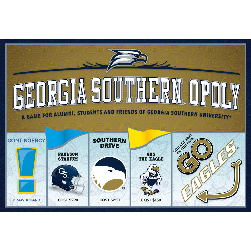 Georgia Southern-Opoly University Themed Board Game for Ages 8+