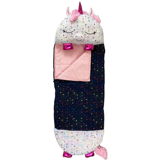 Happy Nappers: Pillow & Sleepy Sack: Medium - Shimmer Unicorn, Kids 3+