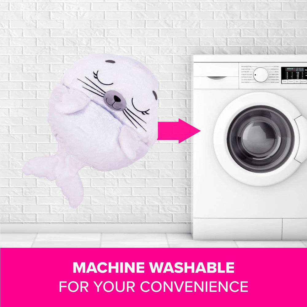 Happy Nappers: Pillow & Sleepy Sack: Medium - Sammy The Seal, Kids 3+