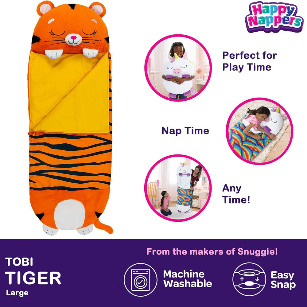 toys r us schlafsack Happy Nappers Tiger Pillow & Sleepy Sack Large 66" x 30"