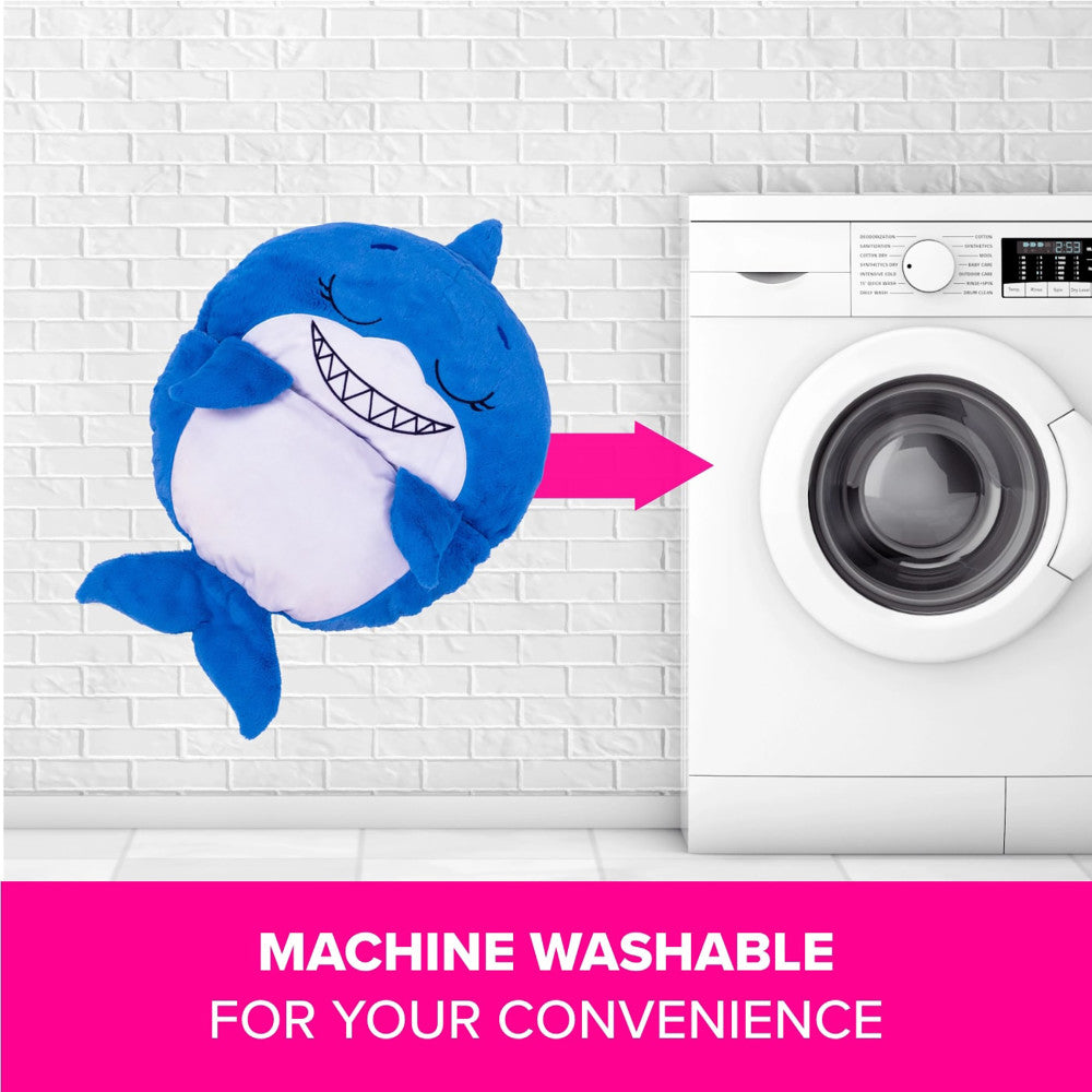 Happy Nappers: Pillow & Sleepy Sack: Large - Blue Shark, Kids 7+