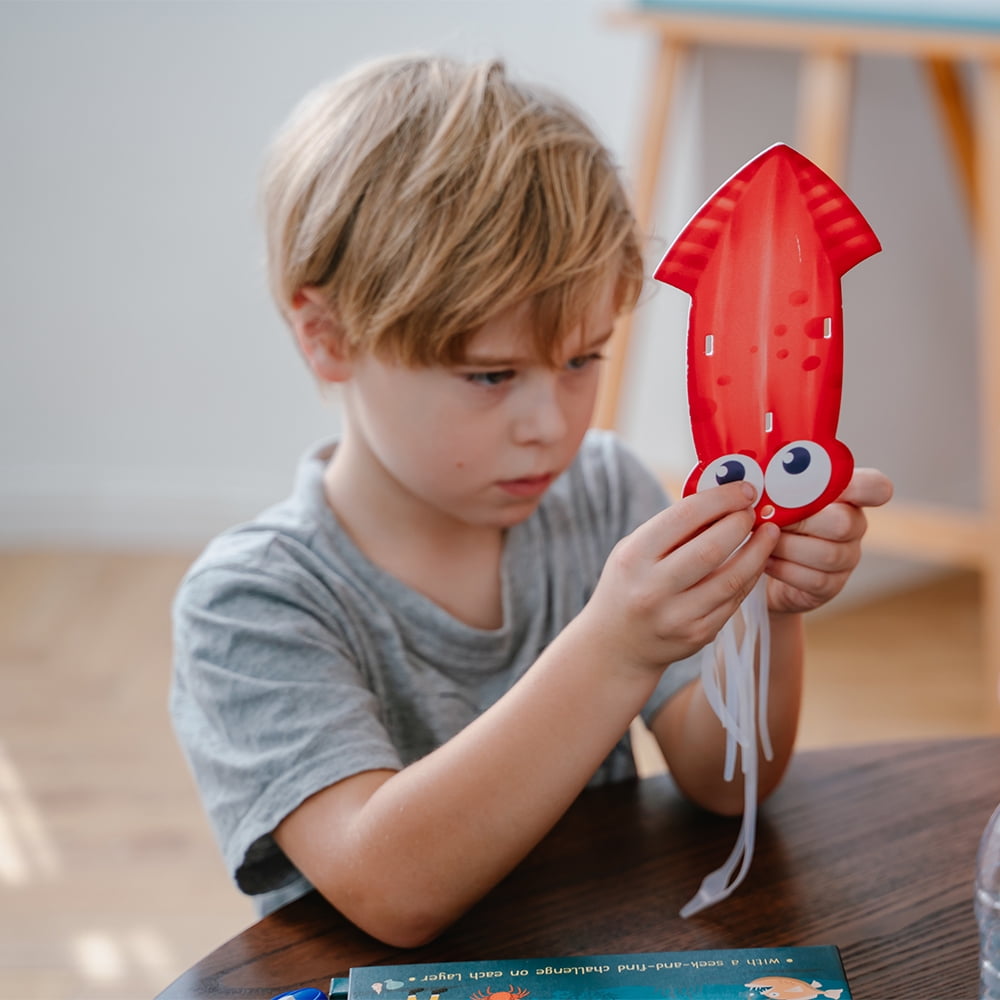 Playsteam Ocean Friends White Shark & Squid Underwater Adventure Set