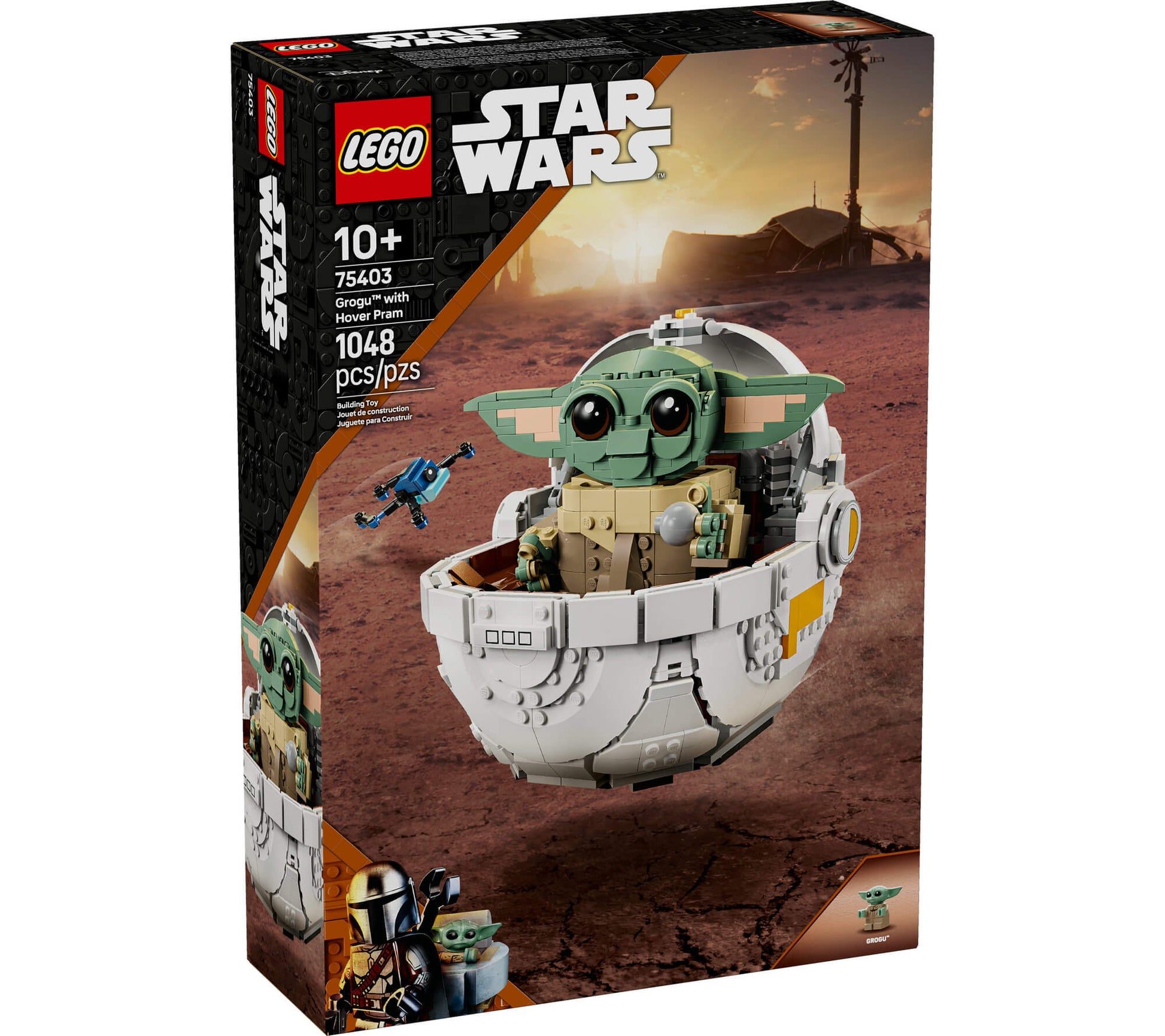 LEGO Star Wars The Mandalorian Grogu with Hover Pram Buildable
