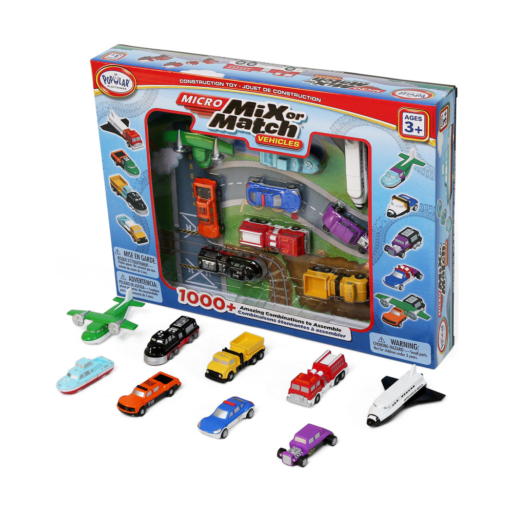 Popular Playthings Micro Mix or Match 9-Piece Interchangeable