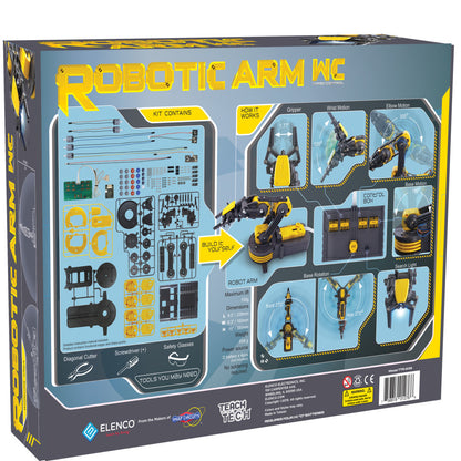 Teach Tech Robotic Arm Kit - Wire Controlled STEM Educational Toy for Ages 12+
