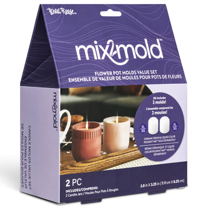 Brea Reese Mix2Mold: Molds Value Set - Candle Holder 2pc