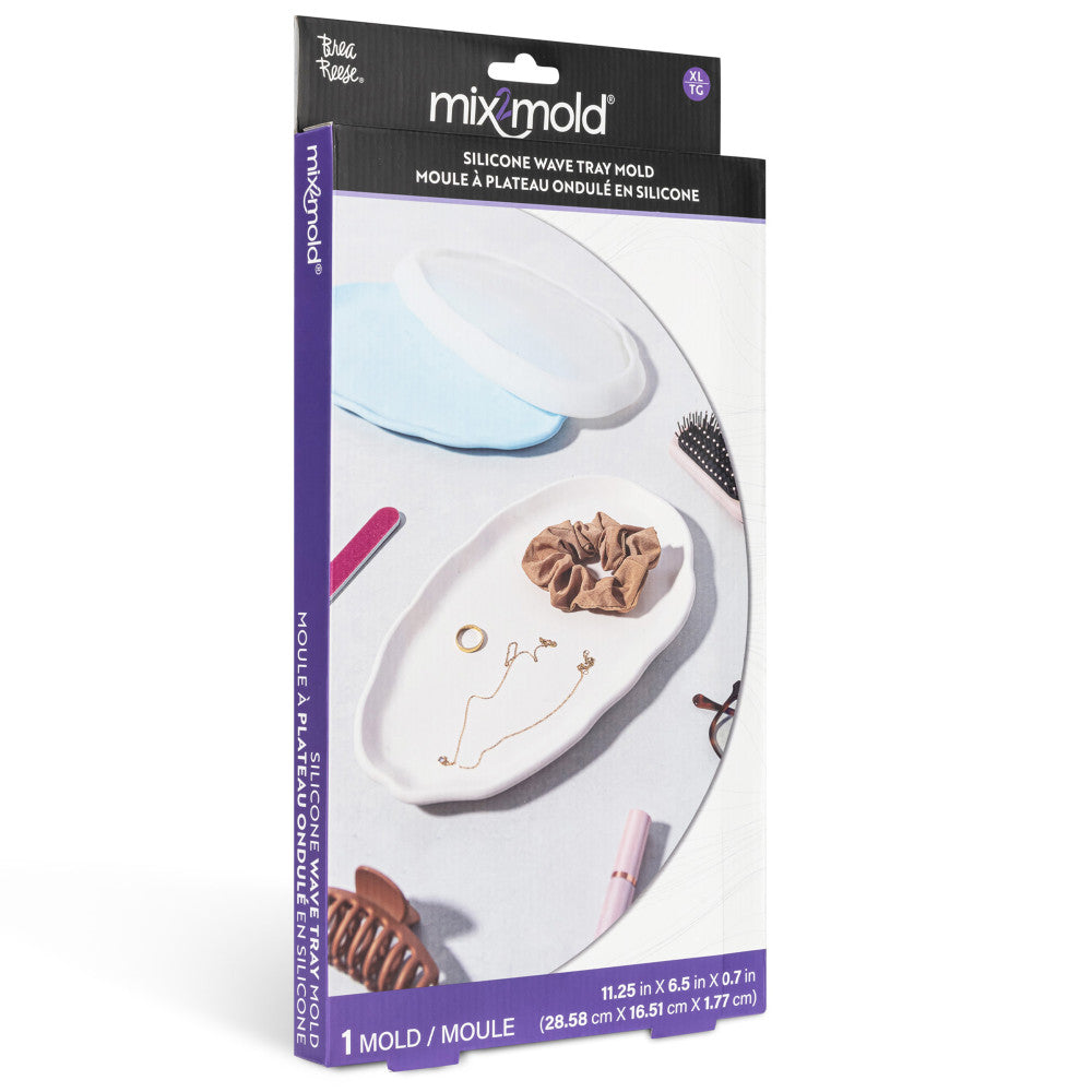 Brea Reese Mix2Mold Silicone Wave Tray Mold - 1pc