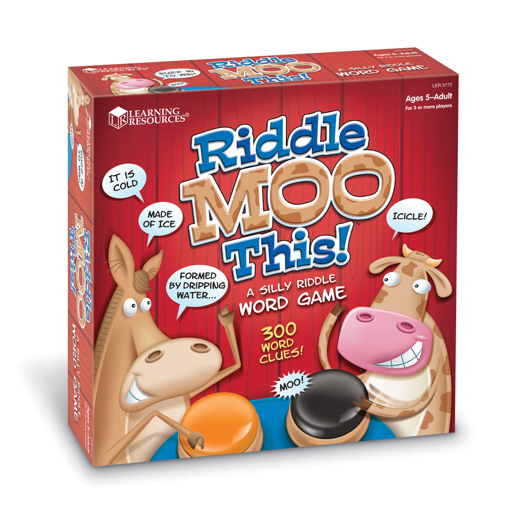 Riddle Moo This Educational Riddle Word Game by Learning Resources ...