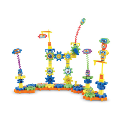 Learning Resources Gears! Gears! Gears! 80-Piece Robot Factory Building Set