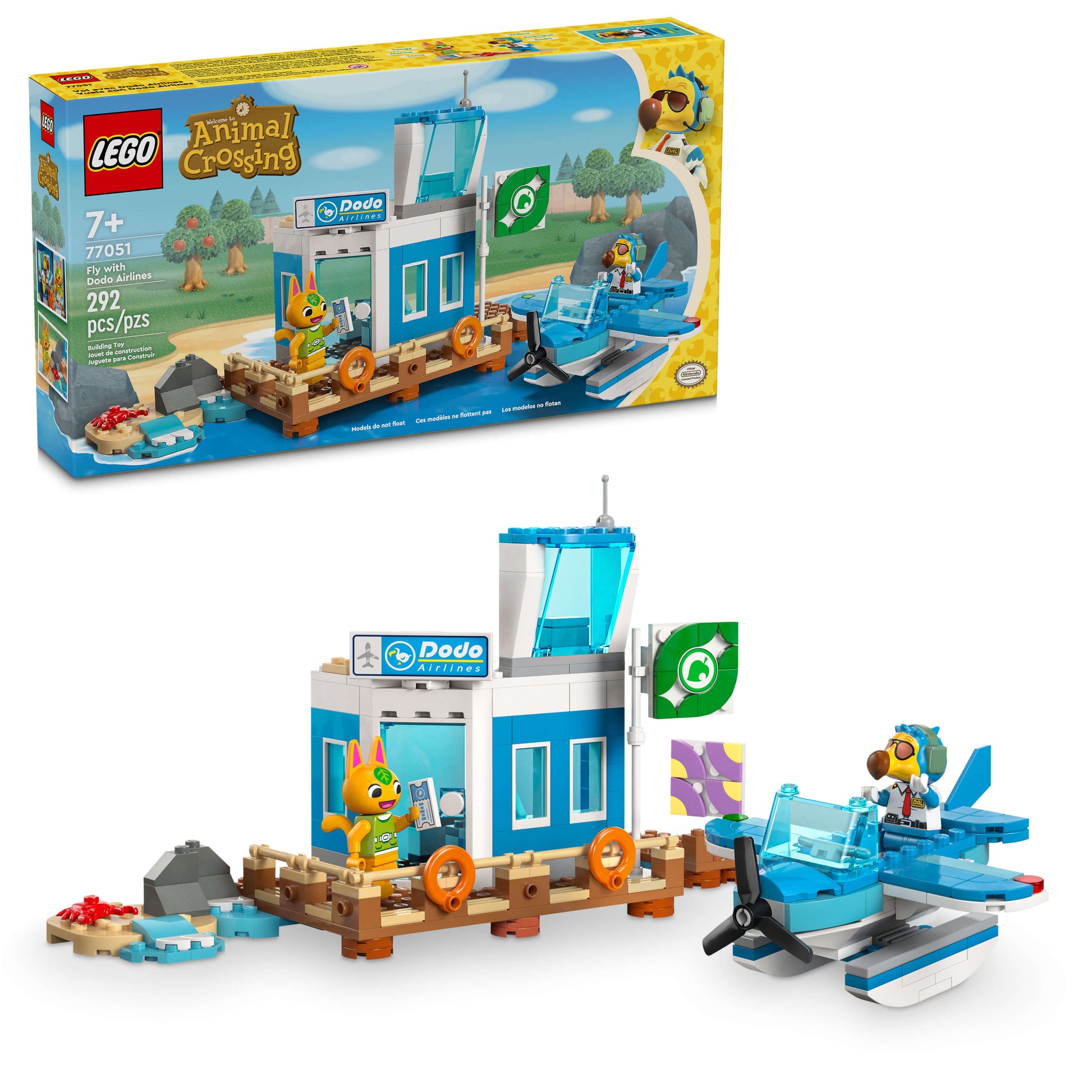 LEGO Animal Crossing Fly with Dodo Airlines Airport Toy 77051