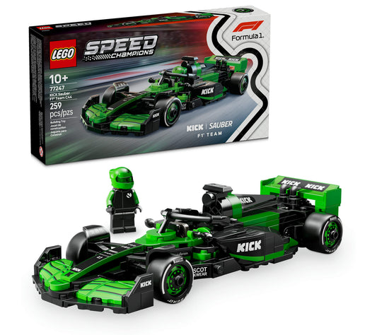 LEGO® Speed Champions KICK Sauber F1® Team C44 Race Car Toy Vehicle 77247