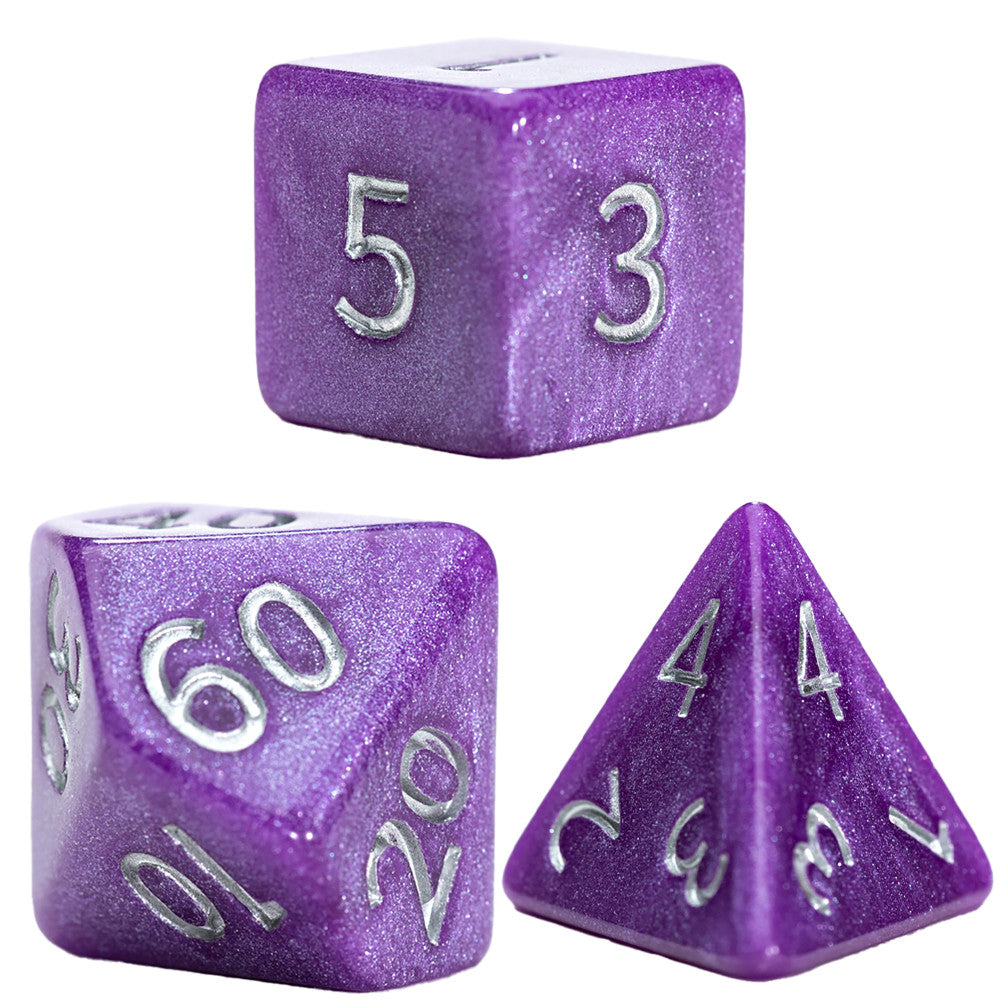 Gate Keeper Games and Dice: Mercurial Dice: Saturn - 7pc RPG Set