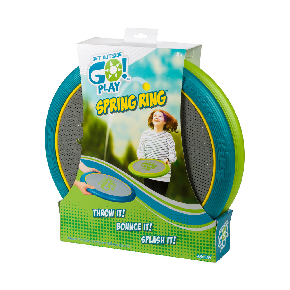 Toysmith Spring Ring Toss and Catch Game Set – Toys