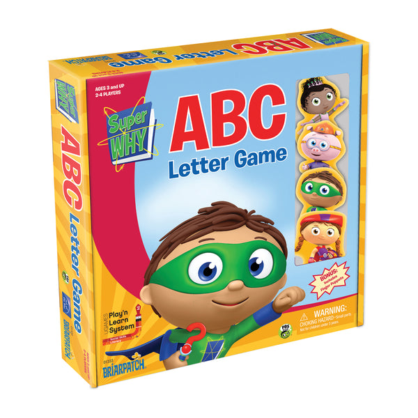 Super WHY ABC Letter Game Educational Reading Board Game – Toys