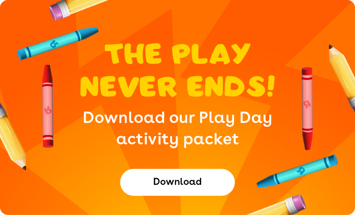 The play never ends. Download out play day activity packet. Download