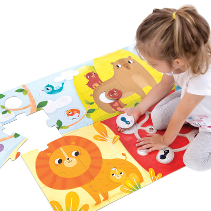 Banana Panda Super Size Animal Match Floor Puzzle - 34 pc