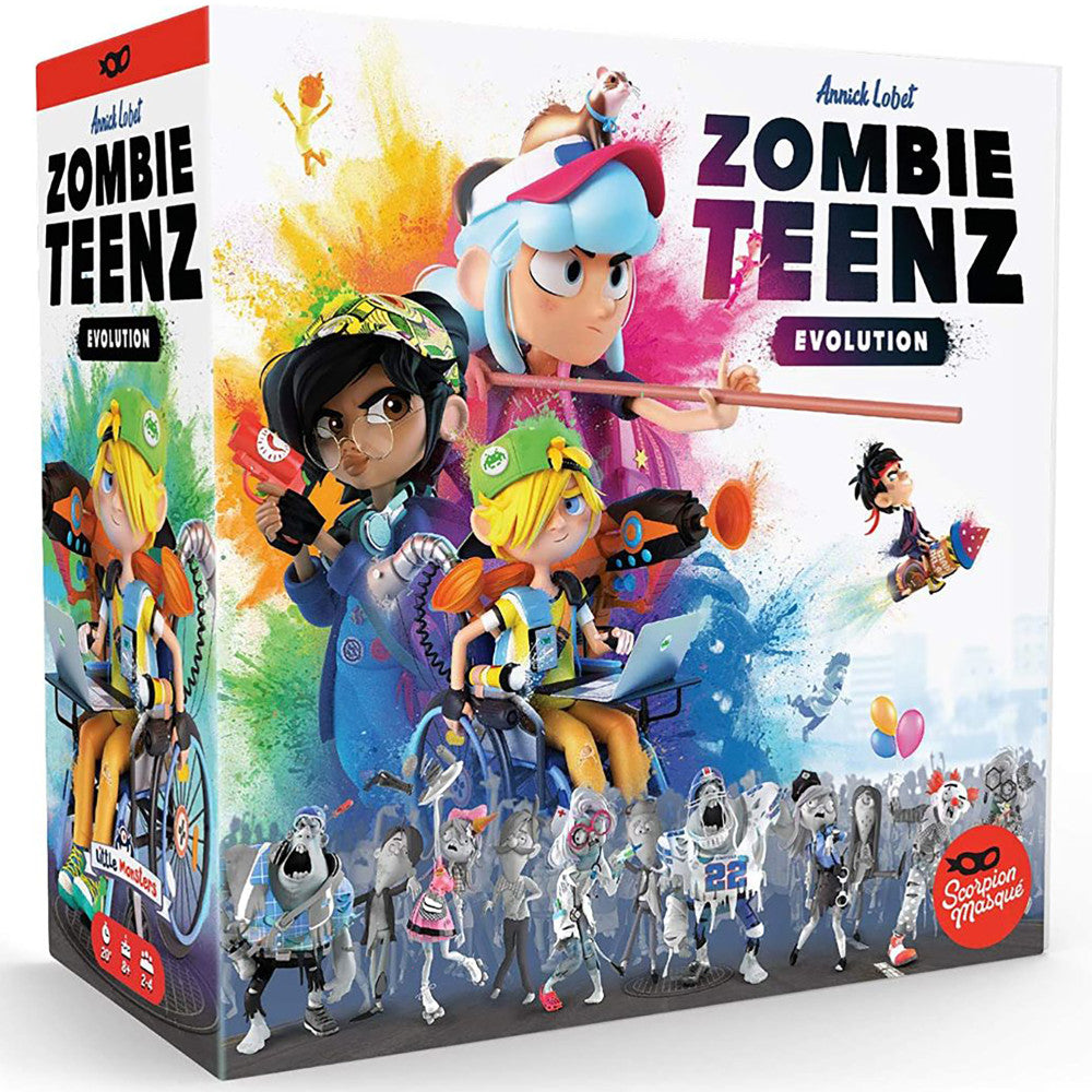 Zombie Teenz Evolution Cooperative Board Game for Ages 8+
