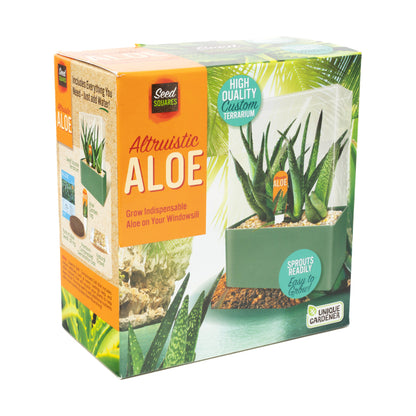 aloe vera plant terrarium Unique Gardener Altruistic Aloe Seed Square Terrarium Kit – Toys"R"Us
