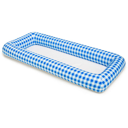 Bigmouth Inc Blue Gingham Inflatable Buffet Cooler