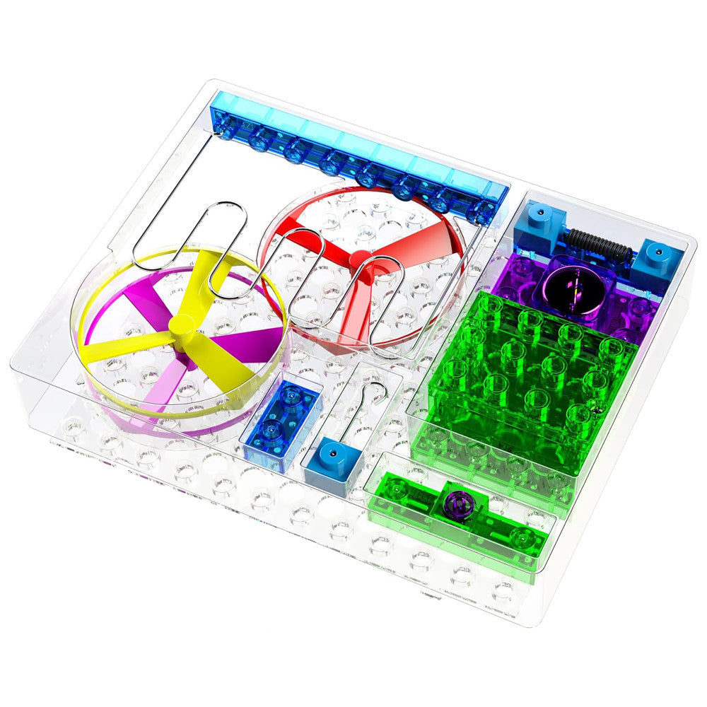 E-Blox: Circuit Blox: BYO Fan Launch Challenge - Wire Maze, Block DIY STEM, Kids Ages 5+