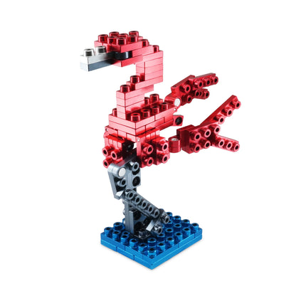 Metomics Pocket Wild Animal 112mm Metal Alloy Flamingo Kit