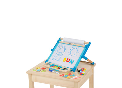 Melissa & Doug Double-Sided Magnetic Tabletop Art Easel