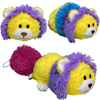 FlipaZoo Magic Tails White Unicorn to Yellow Lion - 2-In-1 Animal Plush