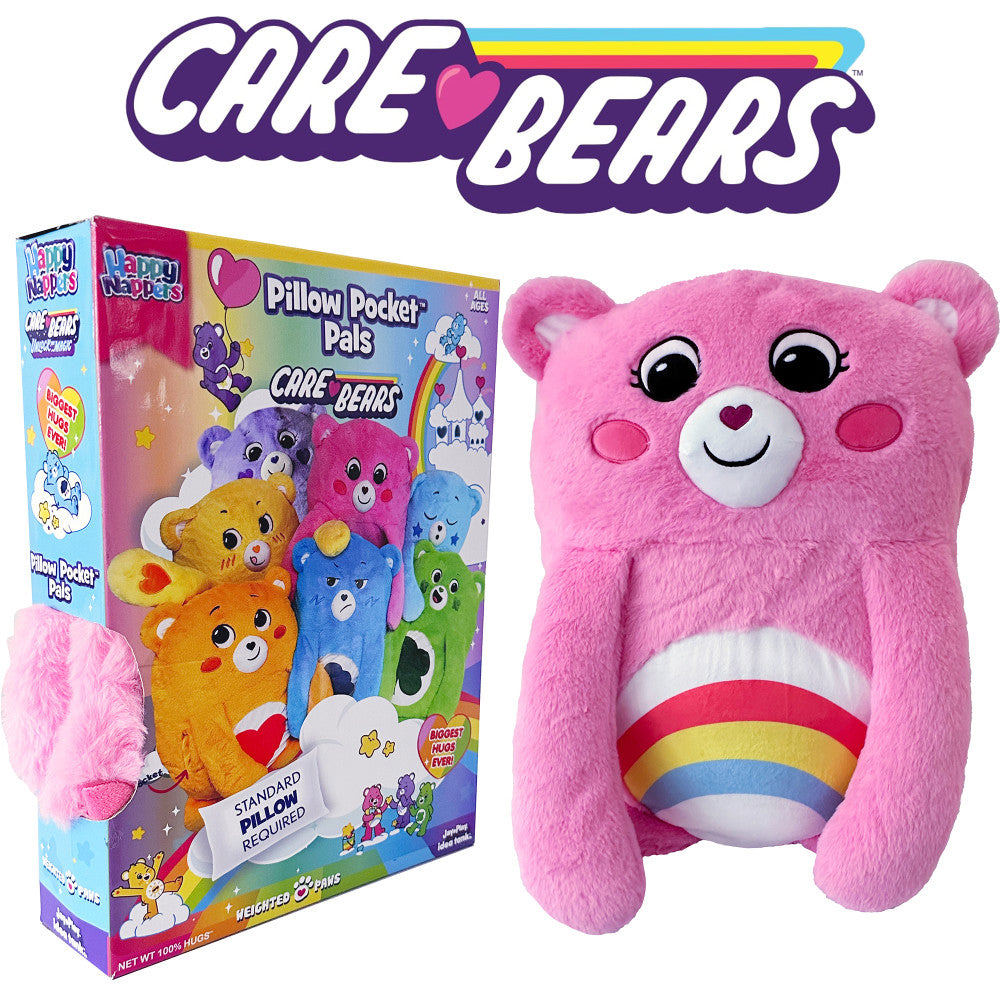 〚新品〛【AZALLEA】 カヌレ クッション バイオレット ピンク ベッド Care Bears Cheer Bear Happy Nappers Pillow Pals - Soft Plush