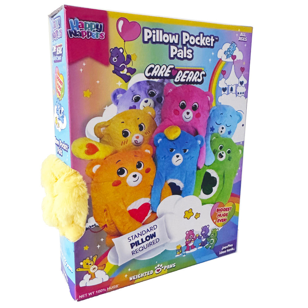 Care Bears Funshine Bear Happy Nappers Pillow Pocket Pal – Toys