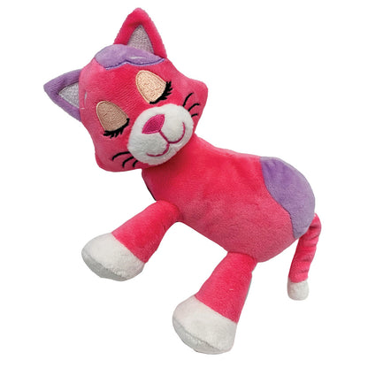 Happpy Nappers: Lullabrites Moon Pet - Pink Cat - Lights & Sounds Plush