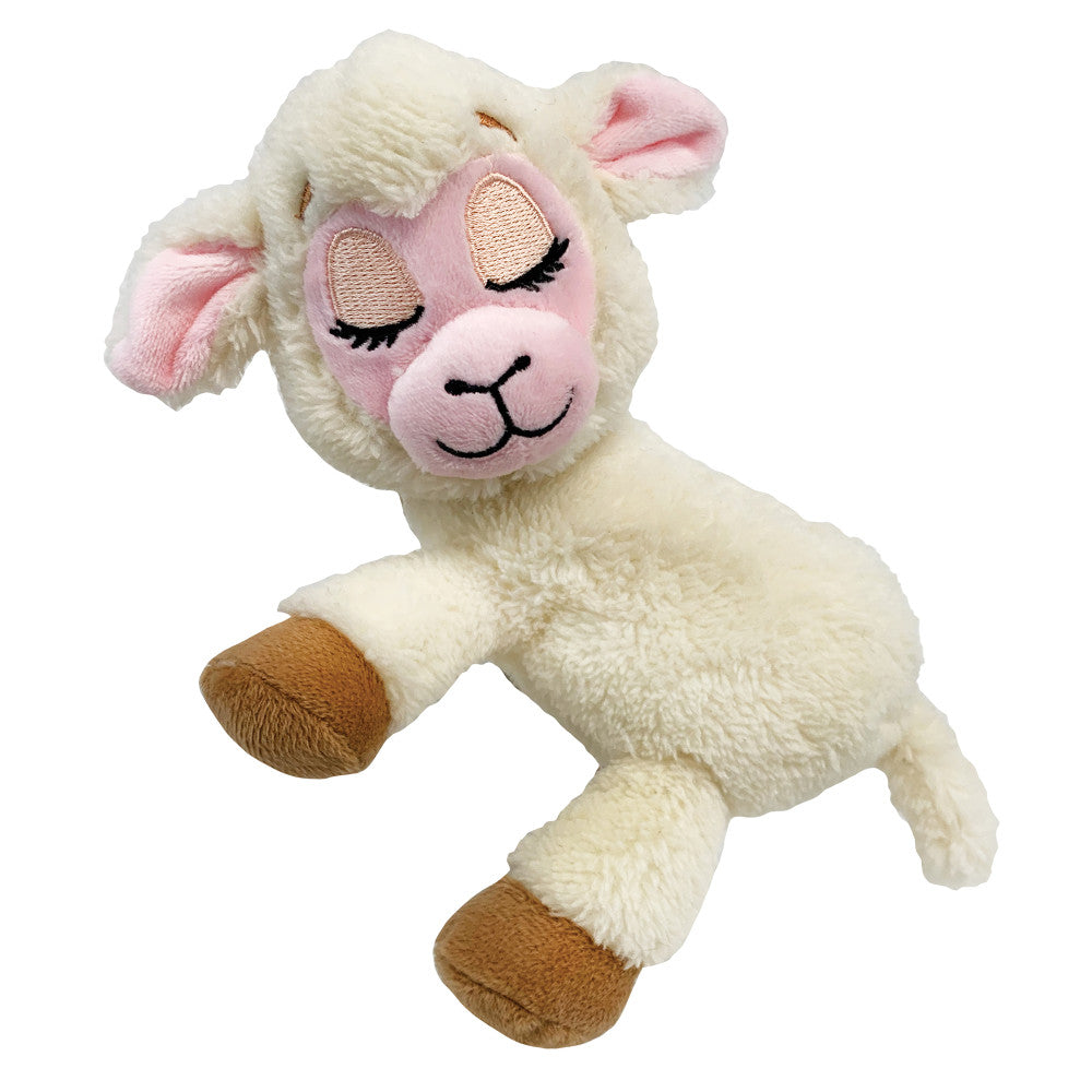 Happpy Nappers: Lullabrites Moon Pet - Lamb - Cream & Pink -Light & Sound Plush