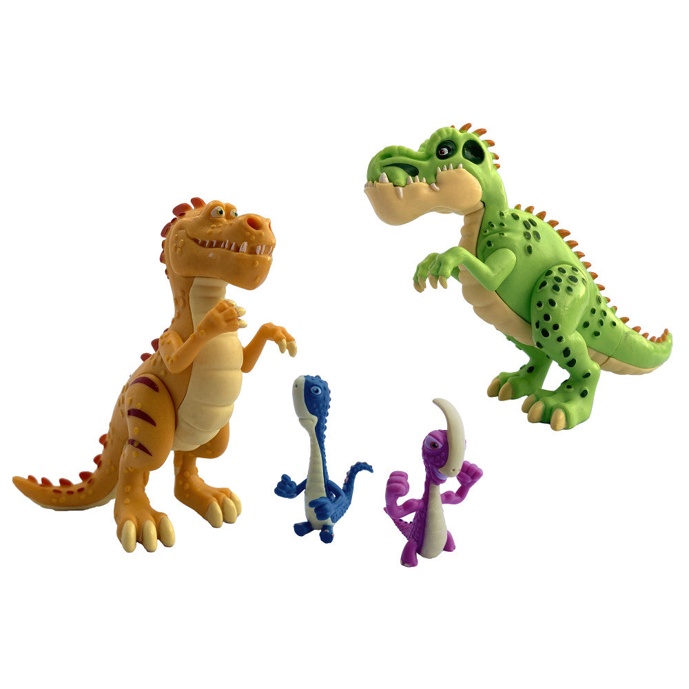 Gigantosaurus: Super Dino Friends Pack - 4 Pack - (5" Giganto, 5" Trex, 2" Bill, 2" Rocky)
