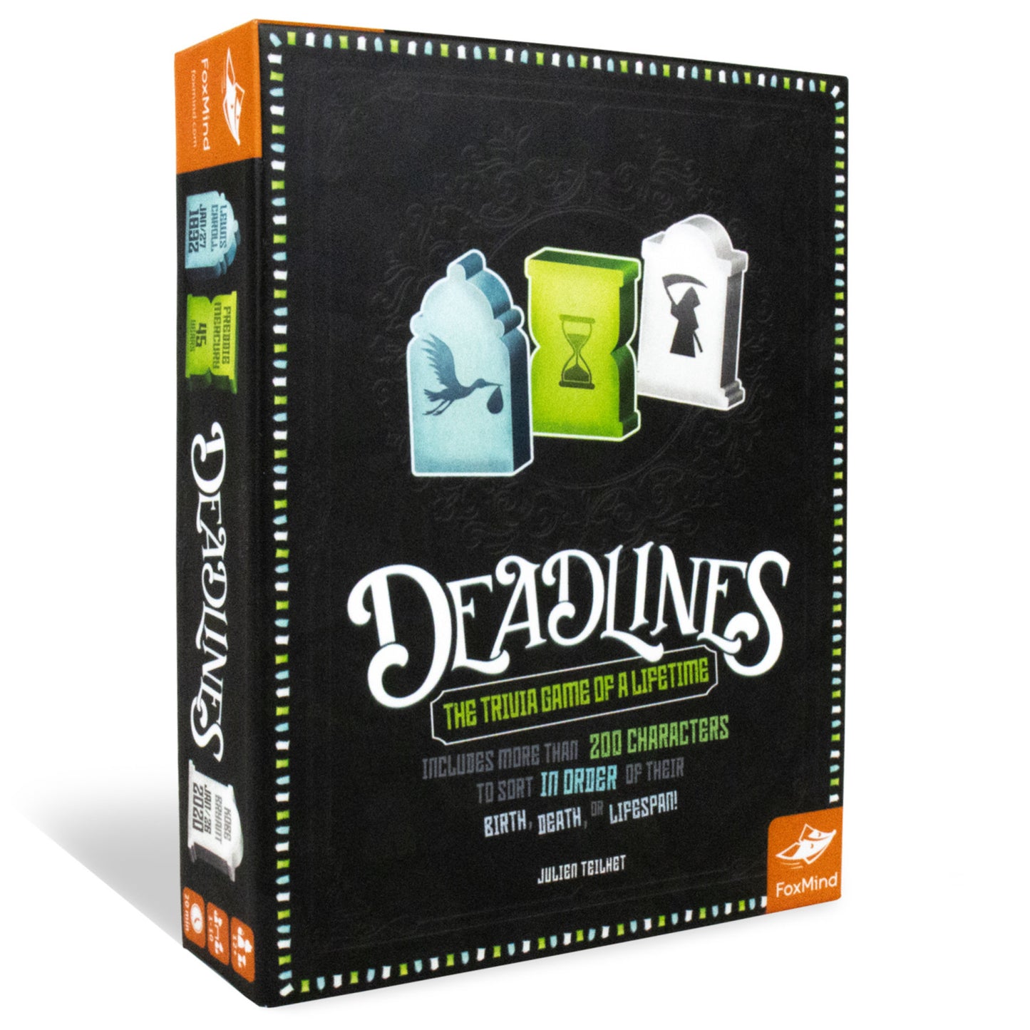 Deadlines FoxMind Pop Culture Trivia Card Game, Ages 12+