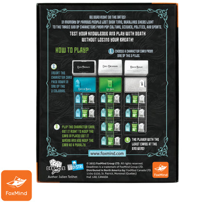 Deadlines FoxMind Pop Culture Trivia Card Game, Ages 12+