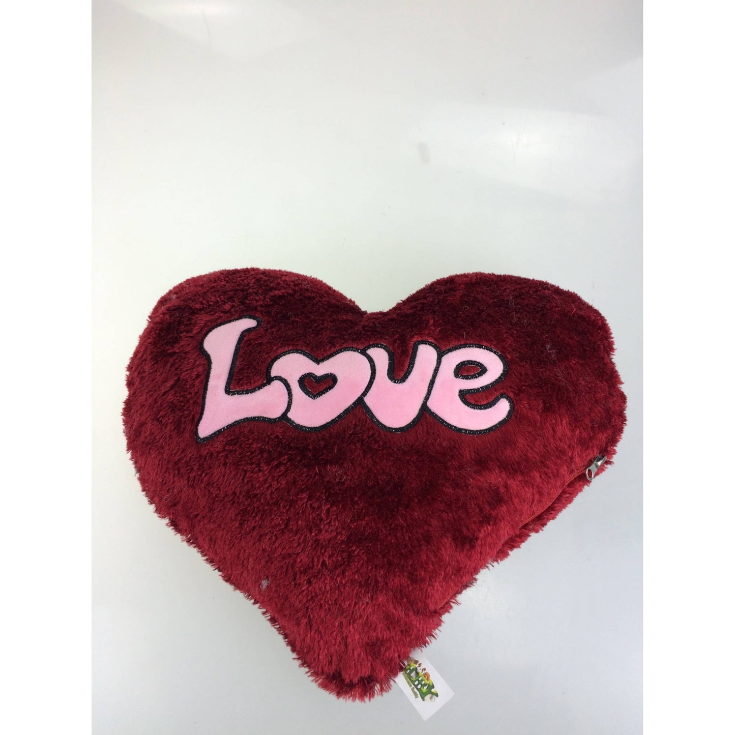 BUBBY Love Themed 13 inch Plush Heart - Red