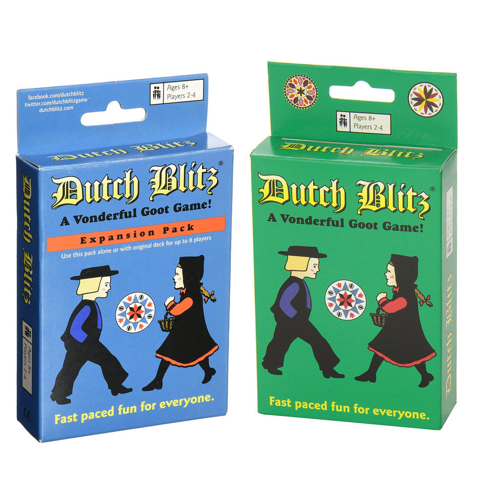 Dutch Blitz Original & Expansion Card Game Set