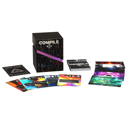 Greater Than Games: Compile: Main 1 - Area Control Strategy Card Game, Ages 14+, 2 Players
