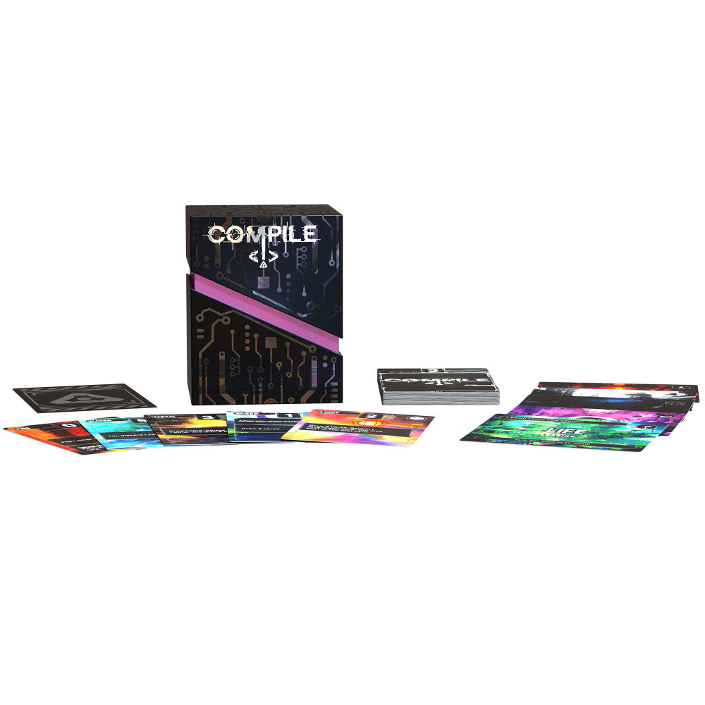 Greater Than Games: Compile: Main 1 - Area Control Strategy Card Game, Ages 14+, 2 Players