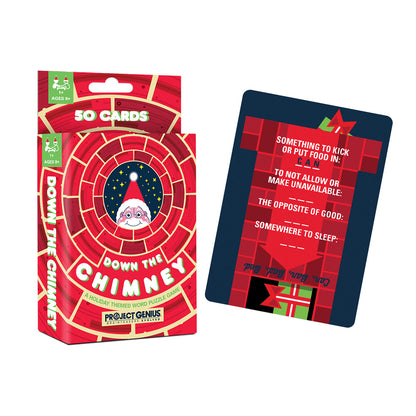 Holly Jolly Down The Chimney Holiday Word Puzzle Game