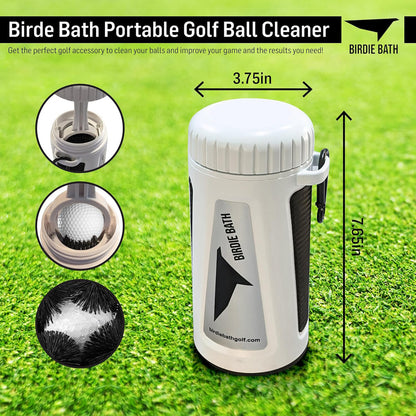 Birdie Golf: Birdie Bath - Golf Ball Washer, Personal Portable Water Cleaner