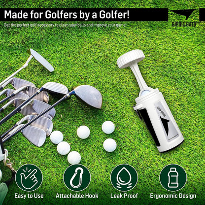 Birdie Golf: Birdie Bath - Golf Ball Washer, Personal Portable Water Cleaner