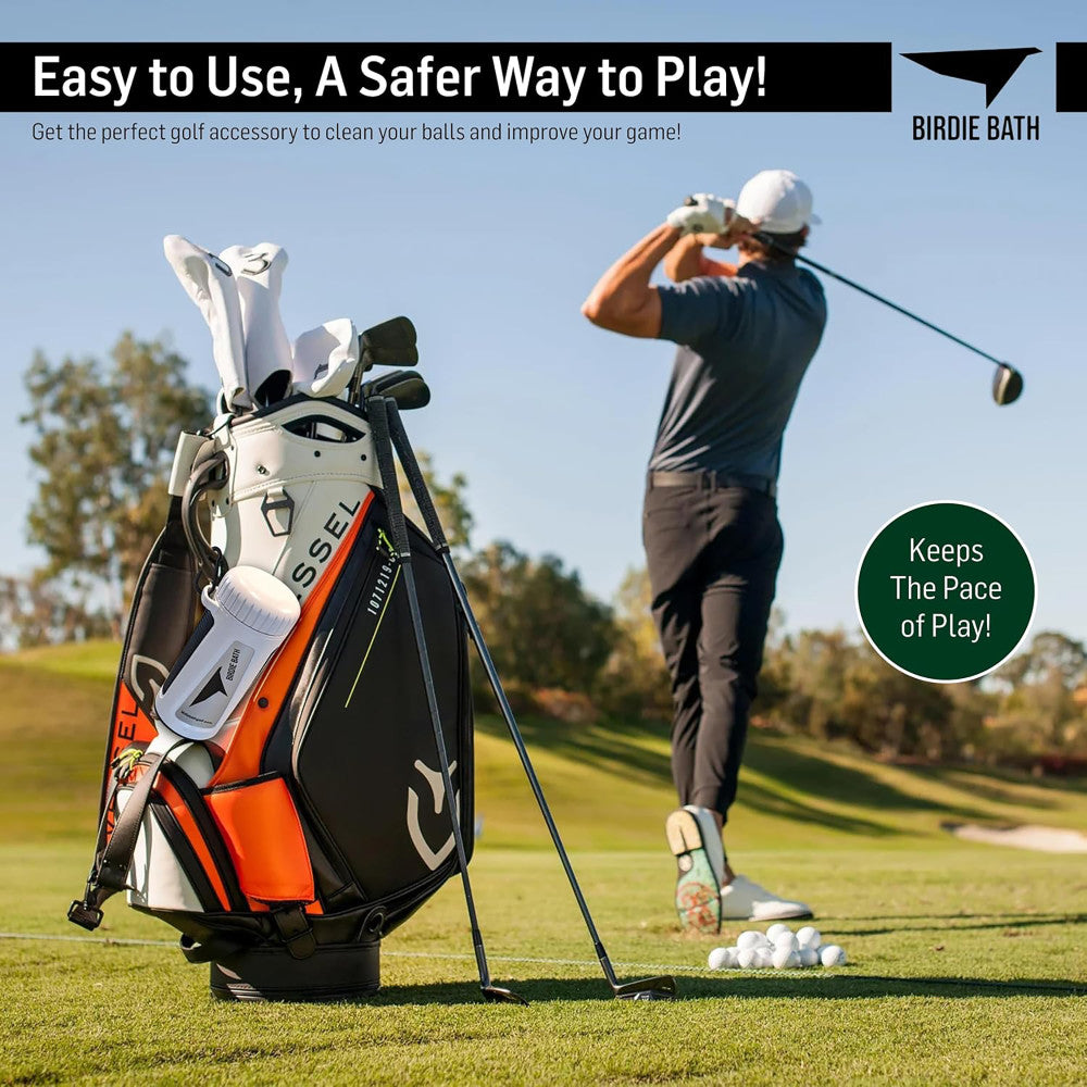 Birdie Golf: Birdie Bath - Golf Ball Washer, Personal Portable Water Cleaner